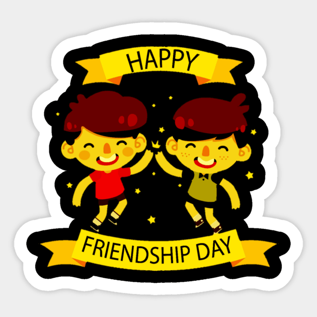 HAPPY FRIENDSHIP DAY Sticker by MACIBETTA